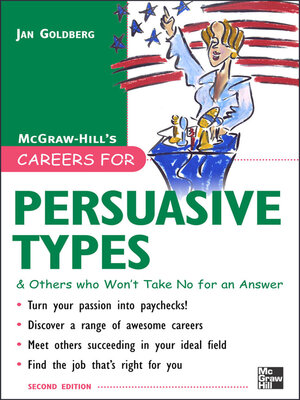 cover image of Careers for Persuasive Types & Others Who Won't Take No for an Answer